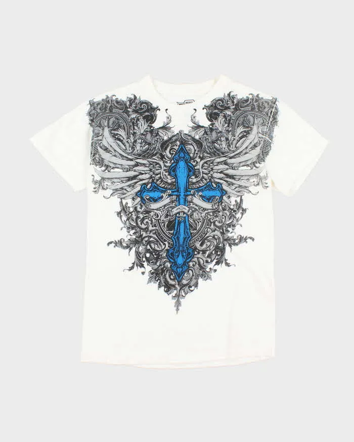 Vintage Y2K Gothic Style Graphic T-Shirt - S sold by Rokit