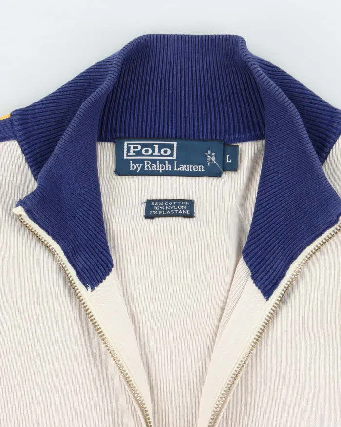 Vintage 2000's Ralph Lauren Full Zip Embroidered Sweatshirt - L sold by Rokit product image thumbnail 5