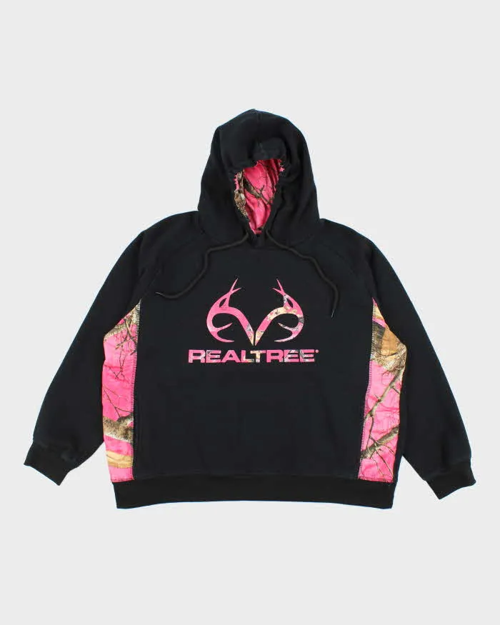 Vintage Y2K Real Tree Pink Camouflage Branded Hoodie - XL sold by Rokit