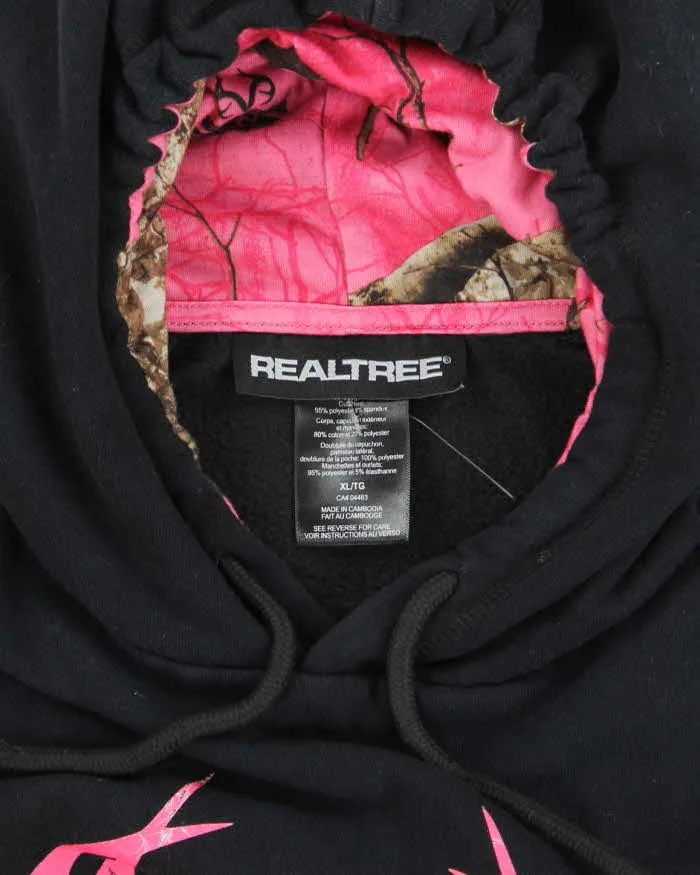 Vintage Y2K Real Tree Pink Camouflage Branded Hoodie - XL sold by Rokit product image thumbnail 5