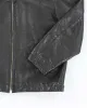 Vintage Roots Boxy Black Leather Jacket - L sold by Rokit