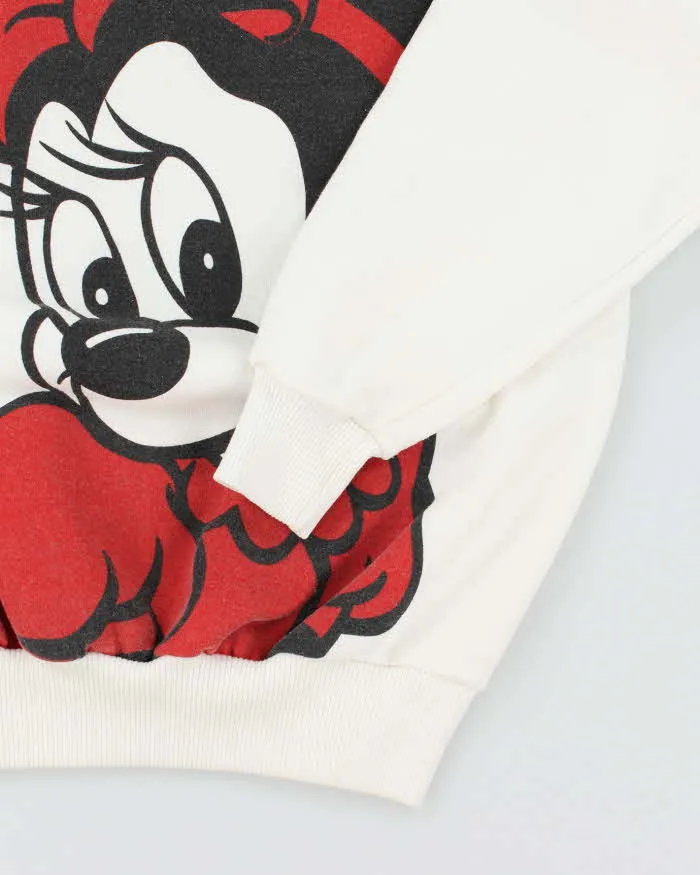 Vintage 90's Disney Minnie Mouse Big Graphic Sweatshirt - S sold by Rokit product image thumbnail 4