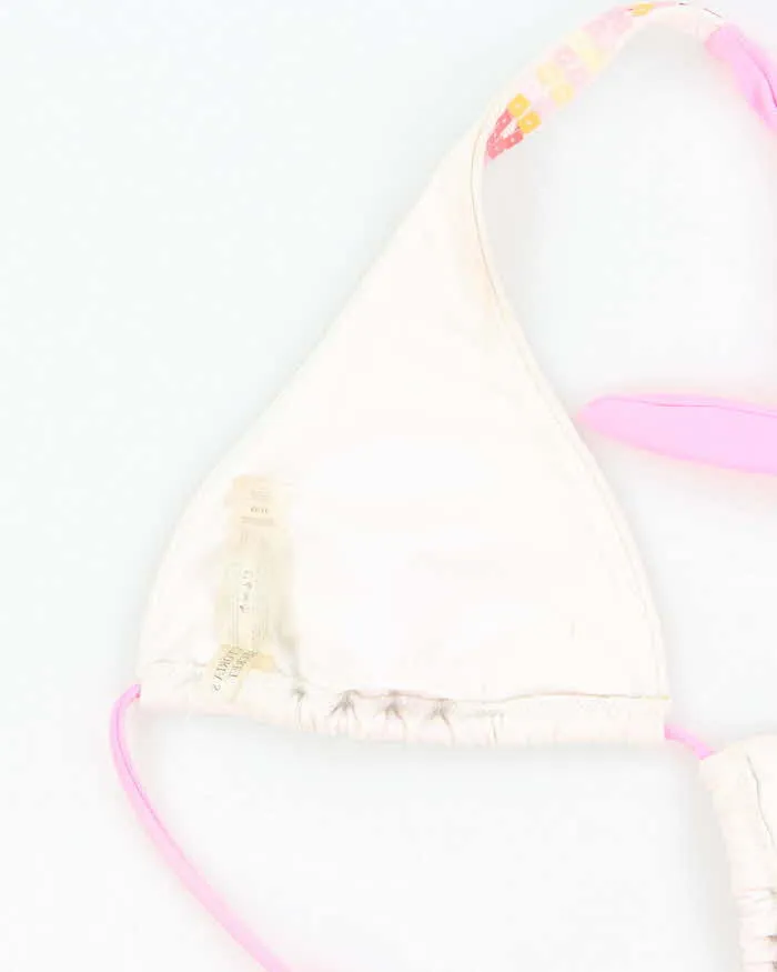 Vintage Y2k 00s Victoria's Secret Sequin Bikini Top - M sold by Rokit product image thumbnail 4