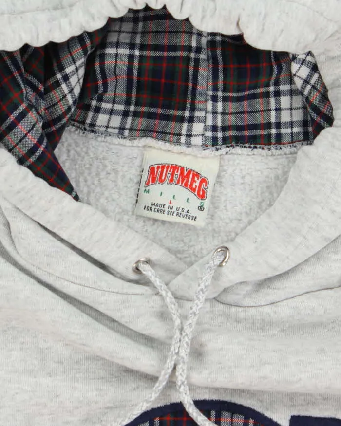 Vintage 90's Hoyas Tartan Print Oversized Hoodie - L sold by Rokit product image thumbnail 5
