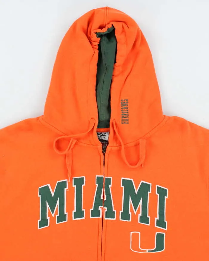 Vintage 2000's Miami Spell Out Zip Up Hoodie - L sold by Rokit product image thumbnail 3