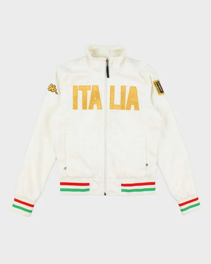 Vintage Y2K Kappa Italia Spell Out Track Jacket - L sold by Rokit