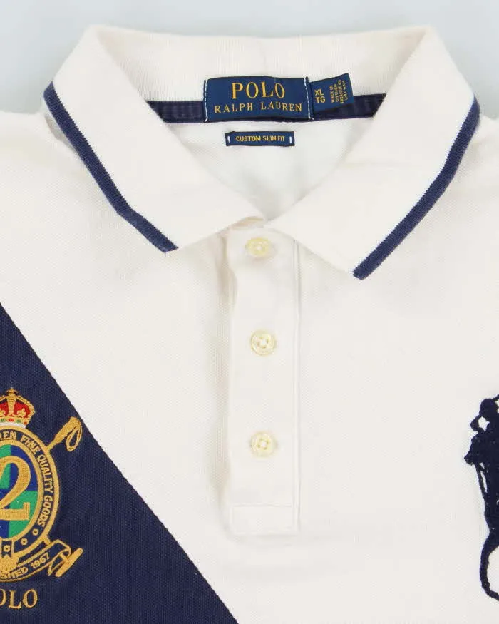 Vintage Ralph Lauren Big Horse Polo Shirt - XL sold by Rokit product image thumbnail 3