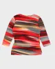 Vintage Y2k 00s Laura Striped Wrap Style Top - M sold by Rokit