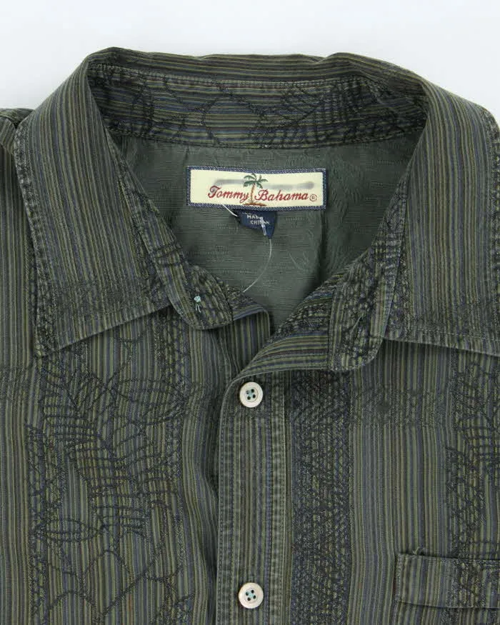 Vintage Tommy Bahama Long Sleeve Silk Shirt - XL sold by Rokit product image thumbnail 5