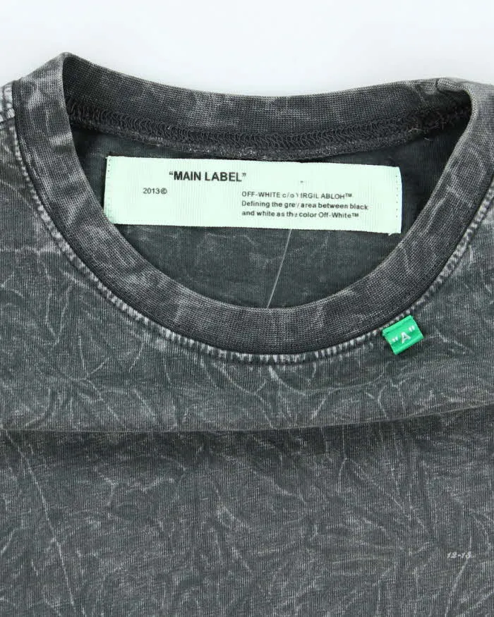 Off White Main Label Marble Overdyed Wash Graphic T-Shirt - XL sold by Rokit product image thumbnail 5