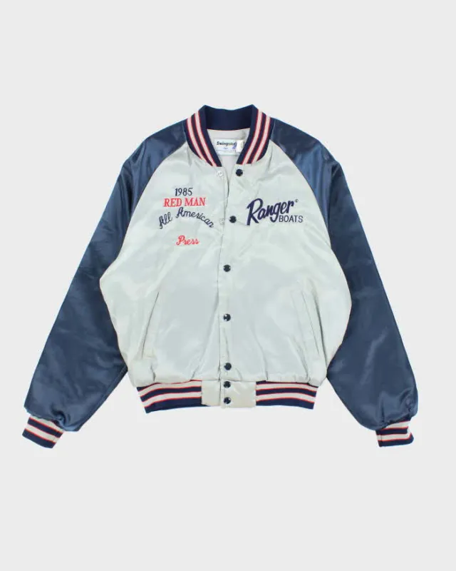 Vintage 80's Swingster Embroidered Collegiate Style Jacket - M sold by Rokit