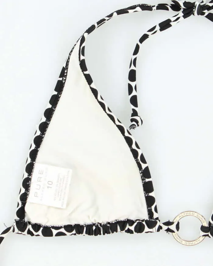 Vintage Y2k 00s Pure Alfred Sung Polka Dot Bikini Top - M sold by Rokit product image thumbnail 4