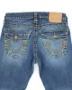 Vintage Y2K True Religion Dark Wash Relaxed Straight Fit Jeans - W32 L30 sold by Rokit