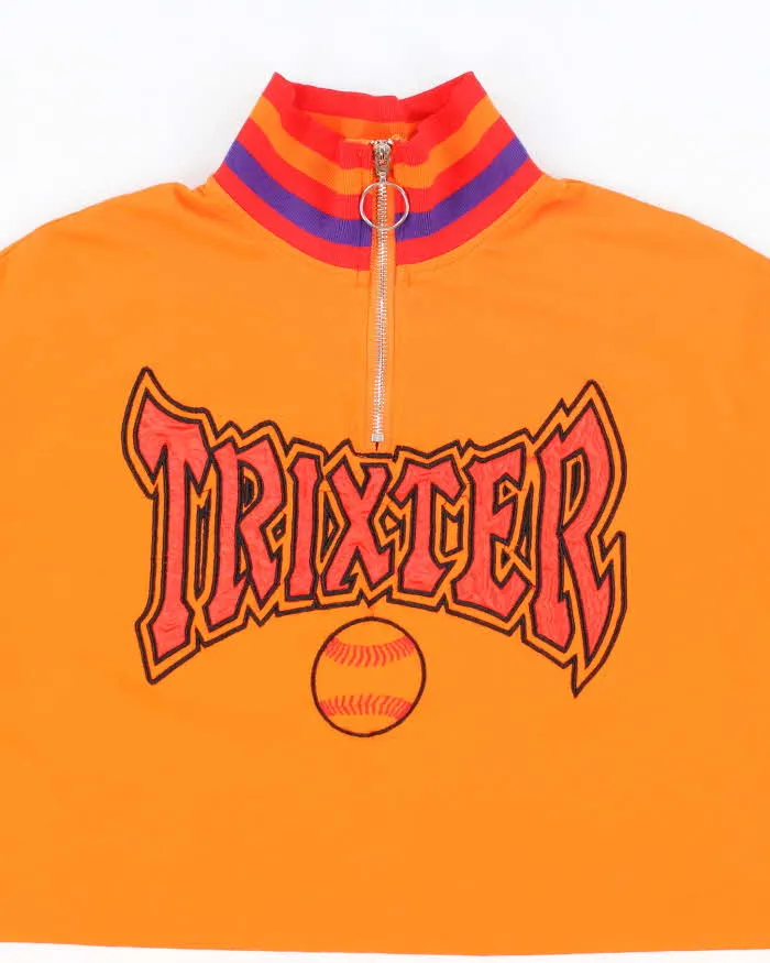 Vintage 90's Trixter Baseball Logo Quarter Zip Shirt - L sold by Rokit product image thumbnail 3