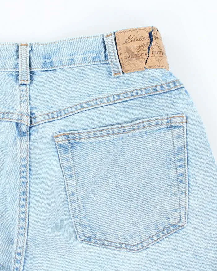 Vintage 2000's Eddie Bauer Light Wash Denim Shorts - W30 L10 sold by Rokit product image thumbnail 4