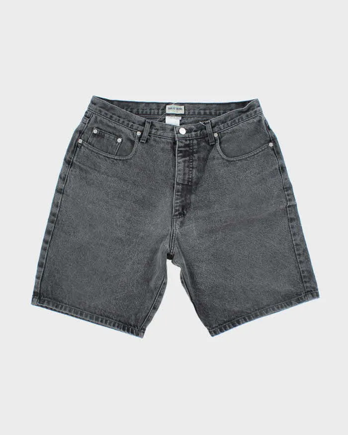Vintage Y2K Guess Grey Wash Denim Shorts - W32 L9 sold by Rokit