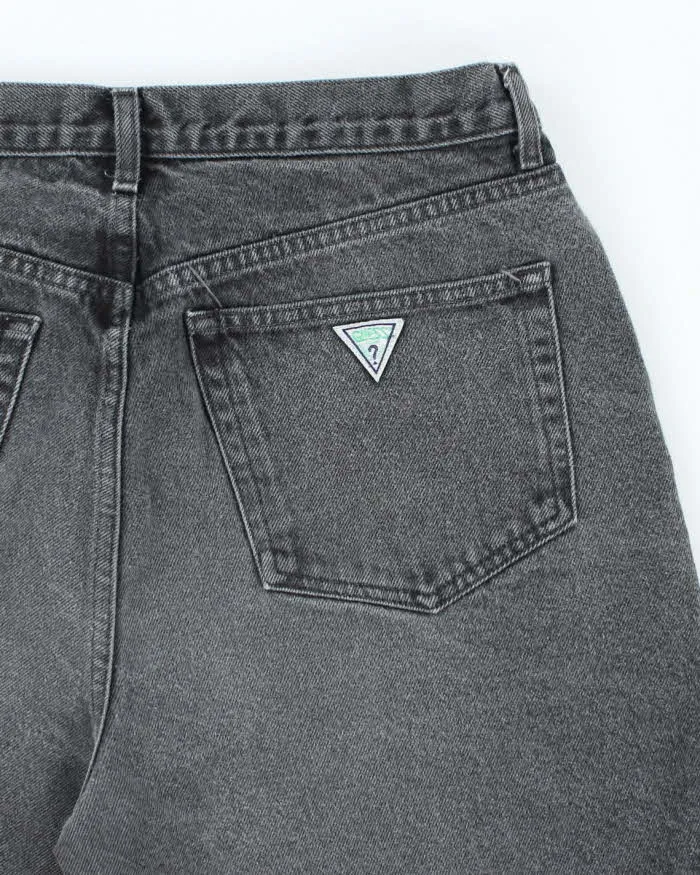 Vintage Y2K Guess Grey Wash Denim Shorts - W32 L9 sold by Rokit product image thumbnail 4