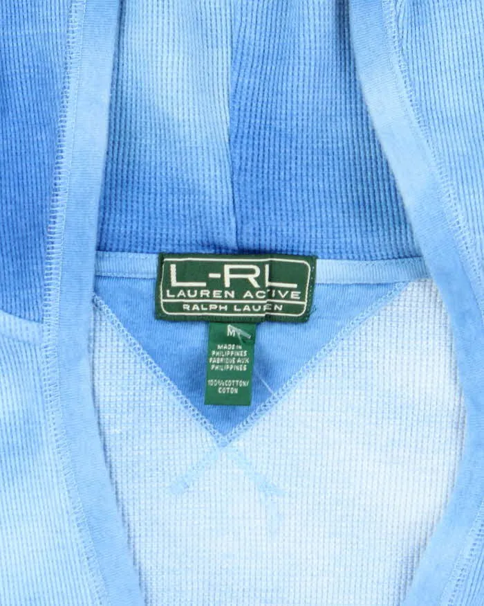 Vintage Y2K Women's Ralph Lauren Faded V-Neck Hoodie - M sold by Rokit product image thumbnail 5