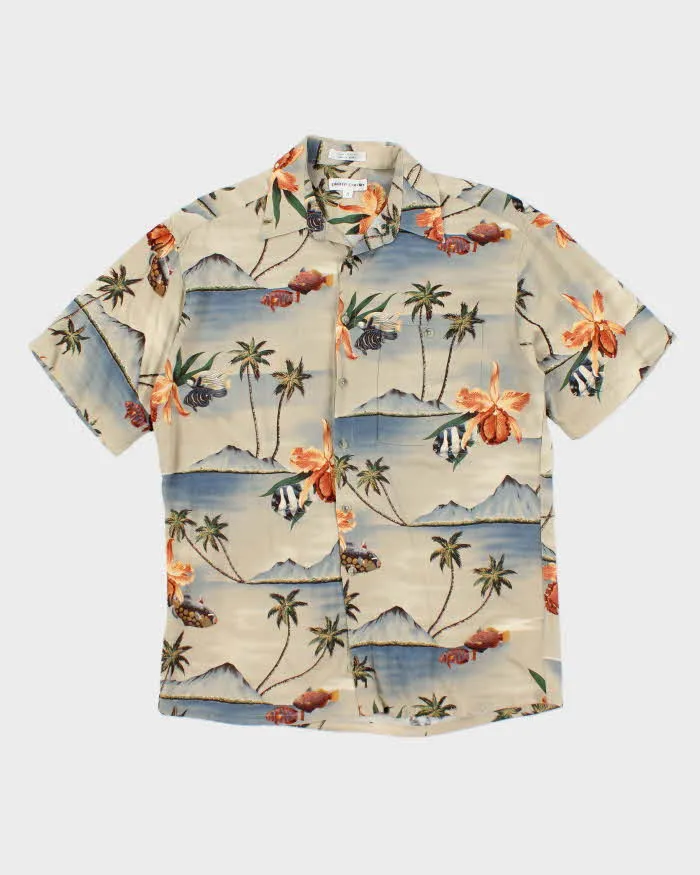 Vintage 2000's Pierre Cardin All Over Print Hawaiian Shirt - M sold by Rokit