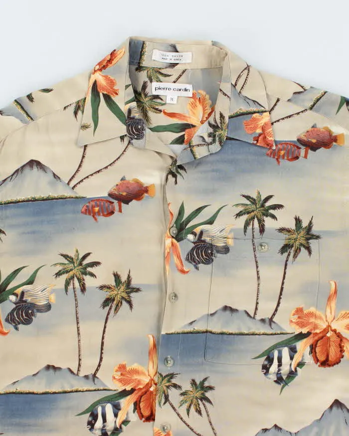 Vintage 2000's Pierre Cardin All Over Print Hawaiian Shirt - M sold by Rokit product image thumbnail 3