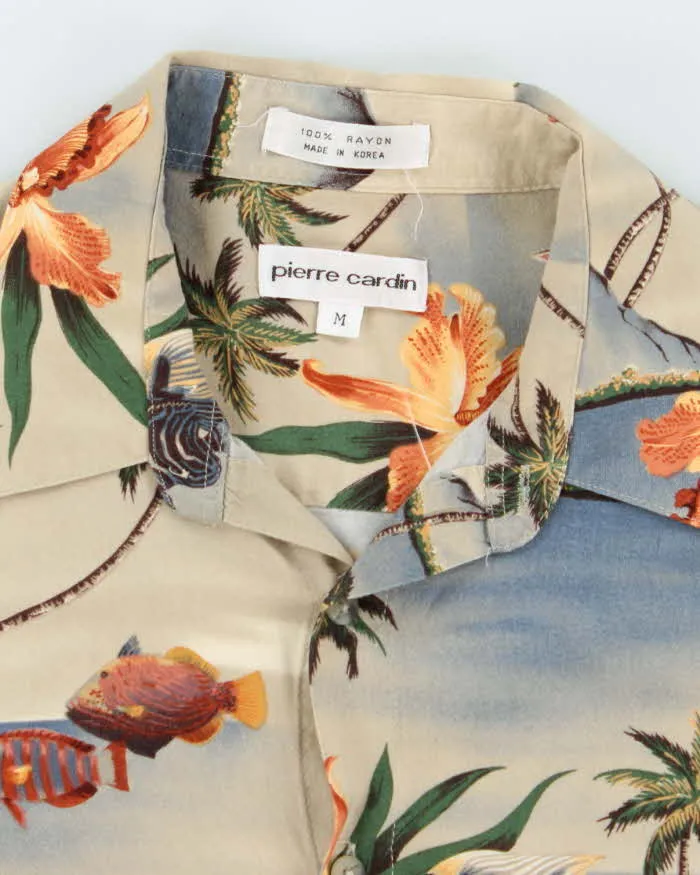 Vintage 2000's Pierre Cardin All Over Print Hawaiian Shirt - M sold by Rokit product image thumbnail 5