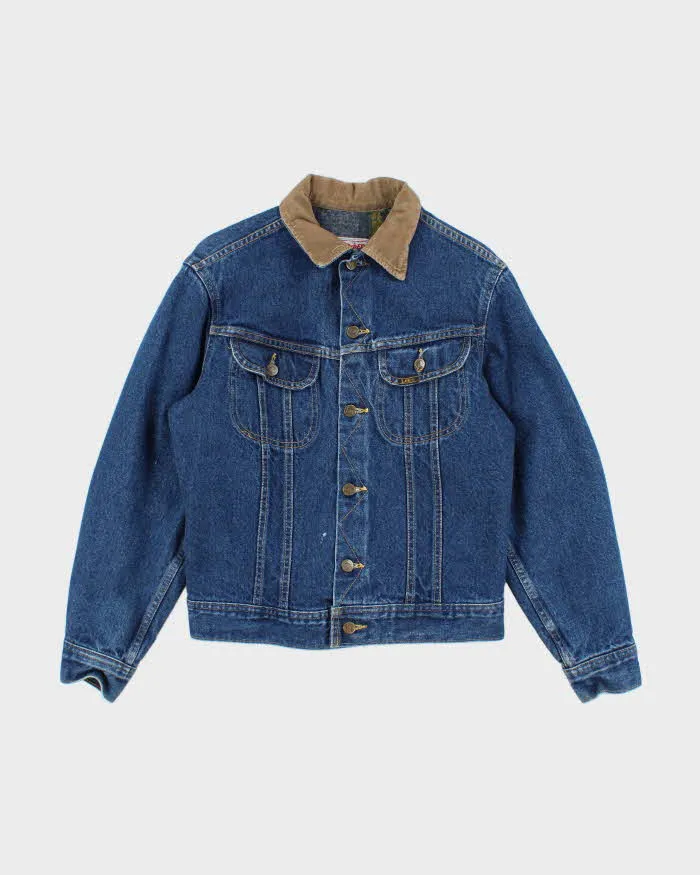 Vintage 80's Lee Storm Rider Dark Wash Denim Jacket - M sold by Rokit