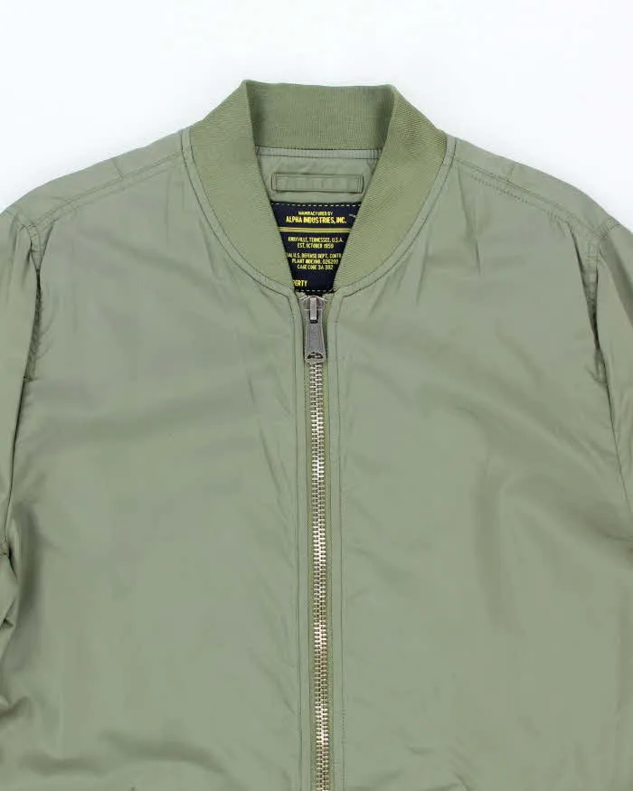 Vintage Women's Alpha Industries Long Lightweight Flight Jacket - M sold by Rokit product image thumbnail 3