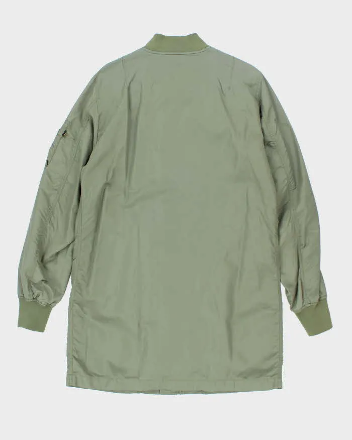 Vintage Women's Alpha Industries Long Lightweight Flight Jacket - M sold by Rokit product image thumbnail 2
