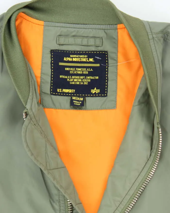 Vintage Women's Alpha Industries Long Lightweight Flight Jacket - M sold by Rokit product image thumbnail 5