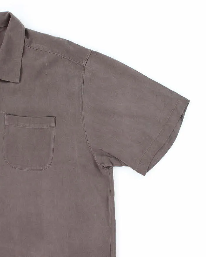 Vintage Tommy Bahama Faded Oversized Silk Hawaiian Shirt - XL sold by Rokit product image thumbnail 4