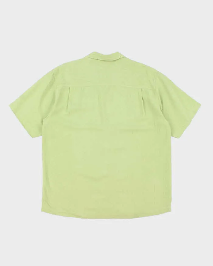 Vintage Tommy Bahama Embossed Striped Hawaiian Shirt - L sold by Rokit product image thumbnail 2