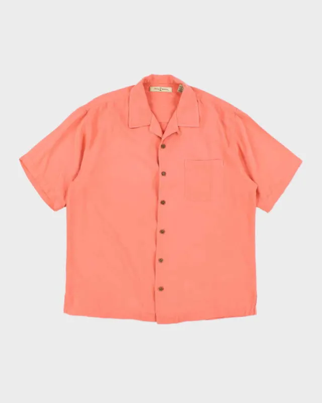 Vintage Tommy Bahama Silk Oversized Hawaiian Shirt - XL sold by Rokit