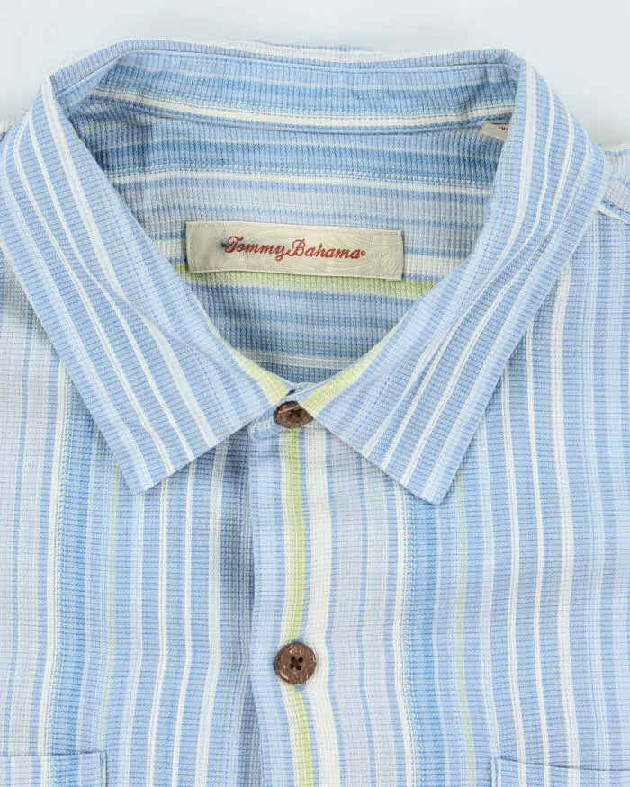 Vintage Tommy Bahama Striped Hawaiian Shirt - L sold by Rokit product image thumbnail 5
