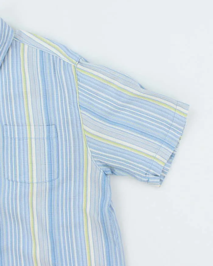 Vintage Tommy Bahama Striped Hawaiian Shirt - L sold by Rokit product image thumbnail 4