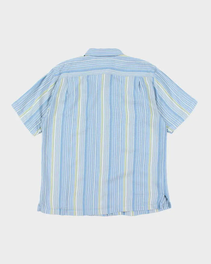 Vintage Tommy Bahama Striped Hawaiian Shirt - L sold by Rokit product image thumbnail 2