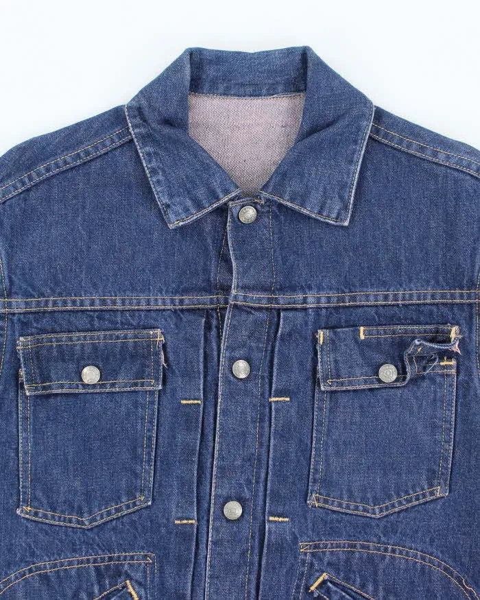 Vintage 80's Dark Wash Denim Jacket - S sold by Rokit product image thumbnail 3