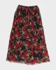 Vintage 90s Top Choice Floral Skirt - O/S sold by Rokit