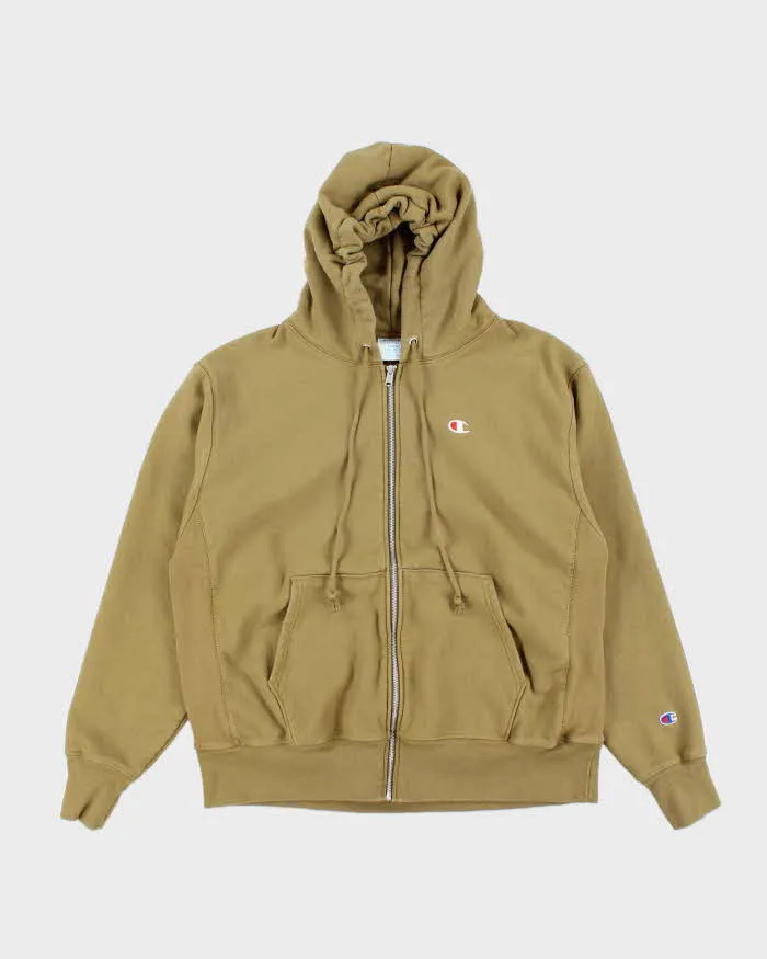 Vintage 2000's Champion Heavyweight Reverse Weave Zip Up Hoodie - L sold by Rokit