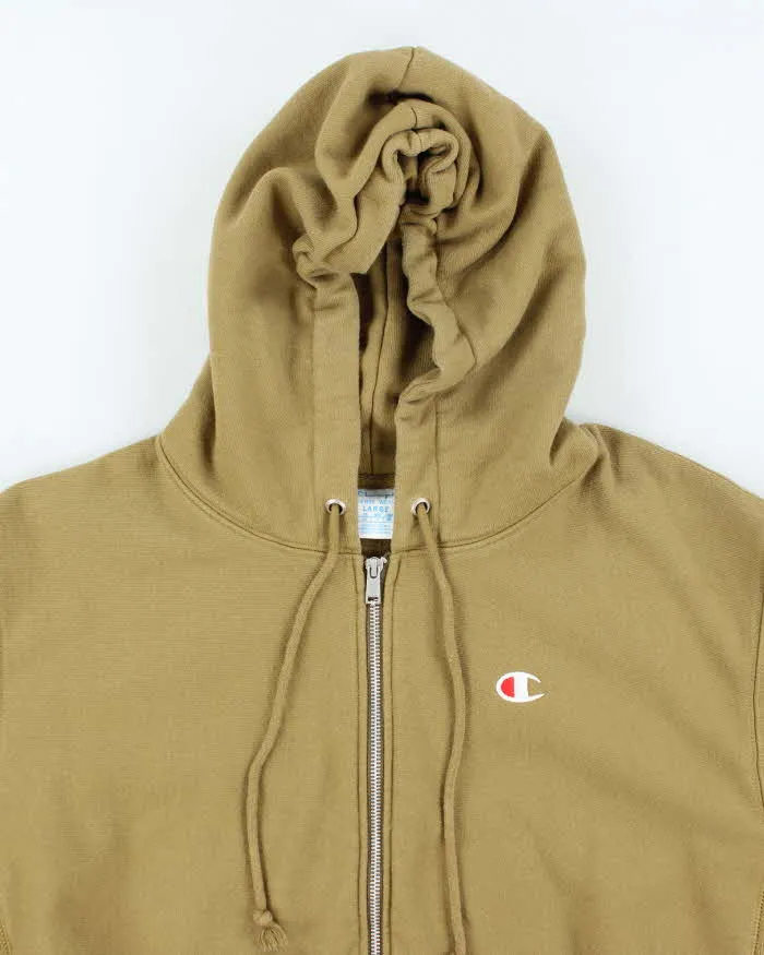 Vintage 2000's Champion Heavyweight Reverse Weave Zip Up Hoodie - L sold by Rokit product image thumbnail 3