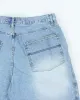 Vintage 2000's Colorado Wide Leg Light Wash Denim Shorts - W34 L11 sold by Rokit