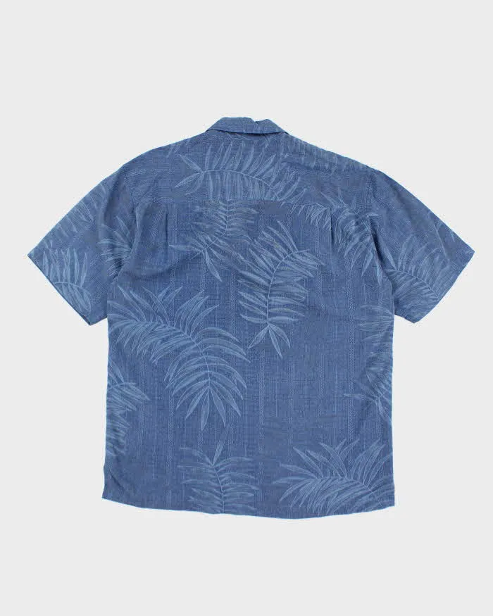 Vintage Tommy Bahama Embossed All Over Print Palm Tree Hawaiian Shirt - M sold by Rokit product image thumbnail 2