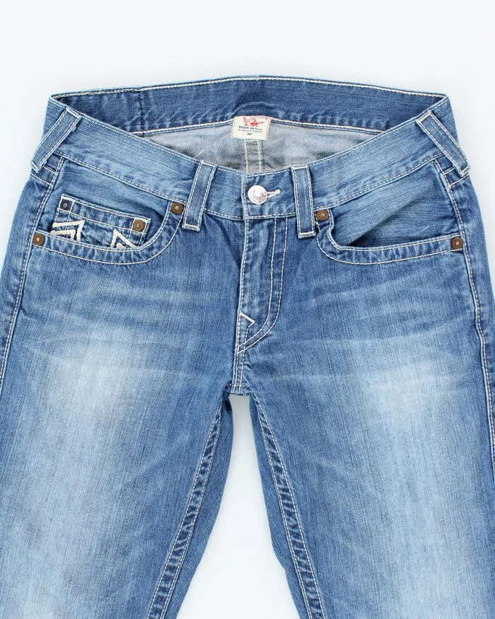 Vintage Y2K True Religion Straight Leg Medium Wash Faded Jeans - W32 L29 sold by Rokit product image thumbnail 3
