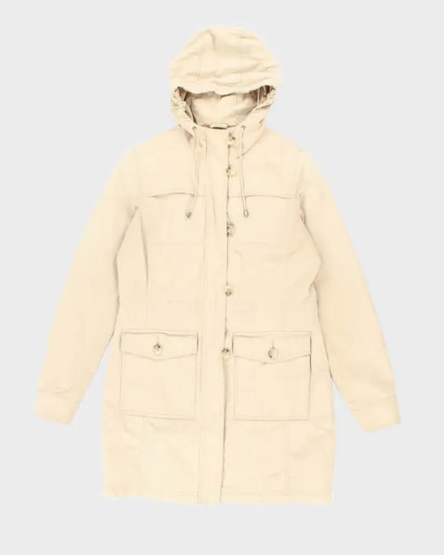 Vintage Eddie Bauer Beige Hooded Jacket - XS sold by Rokit