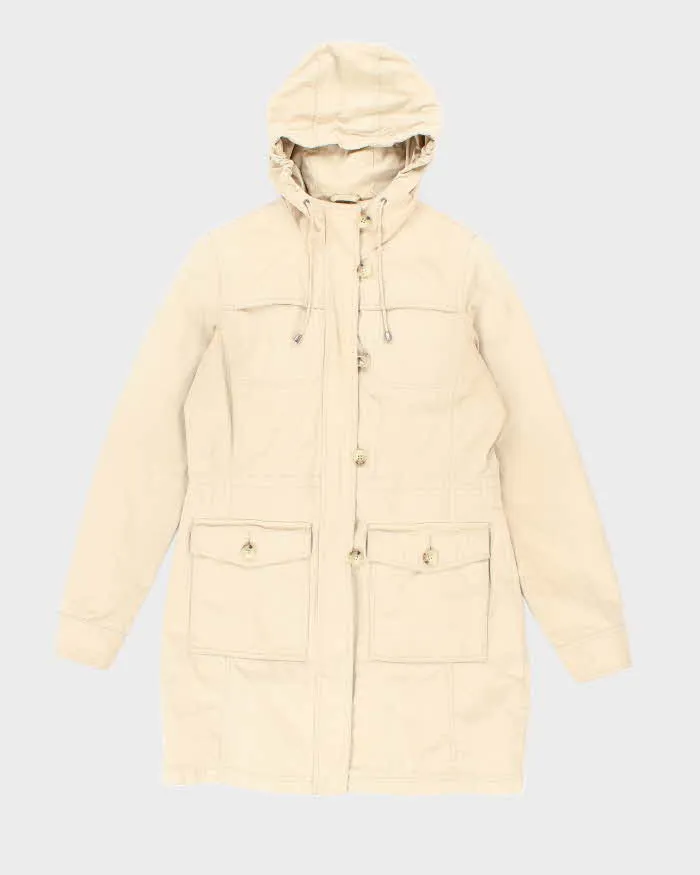 Vintage Eddie Bauer Beige Hooded Jacket - XS sold by Rokit