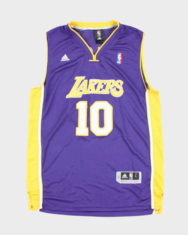 Vintage 2000's Adidas LA Lakers NBA Basketball Jersey - L sold by Rokit