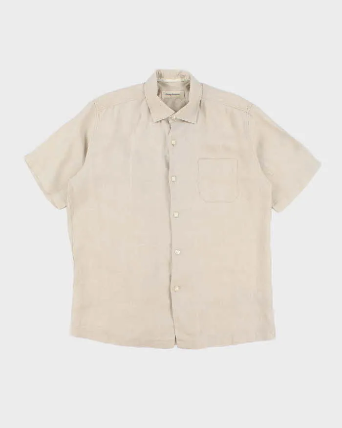 Vintage Tommy Bahama Textured Oversized Hawaiian Shirt - L sold by Rokit