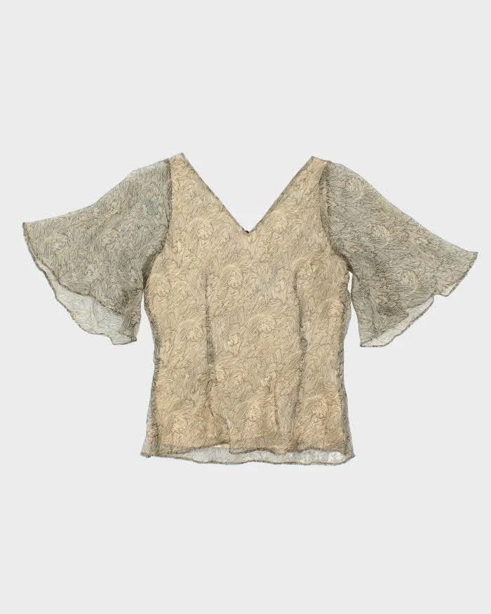 Vintage Y2k 00s Catherine Malandrino Silk Top - S sold by Rokit product image thumbnail 2