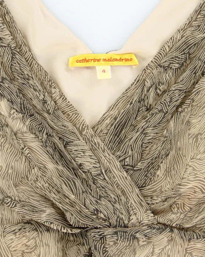 Vintage Y2k 00s Catherine Malandrino Silk Top - S sold by Rokit product image thumbnail 5