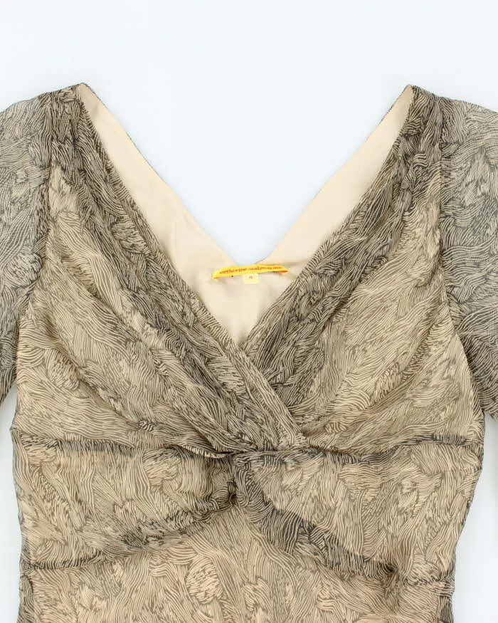 Vintage Y2k 00s Catherine Malandrino Silk Top - S sold by Rokit product image thumbnail 3