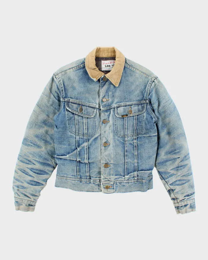 Vintage Lee Strom Rider Faded Medium Wash Denim Jacket - M sold by Rokit